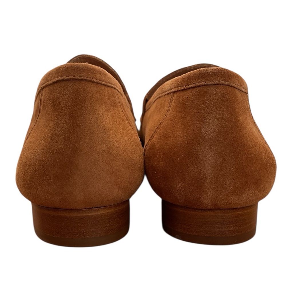 Quince Italian Suede Penny Loafer Cognac brown Size 9 W - Picture 9 of 12